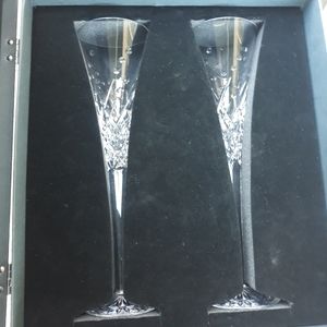 Waterford crystal flutes